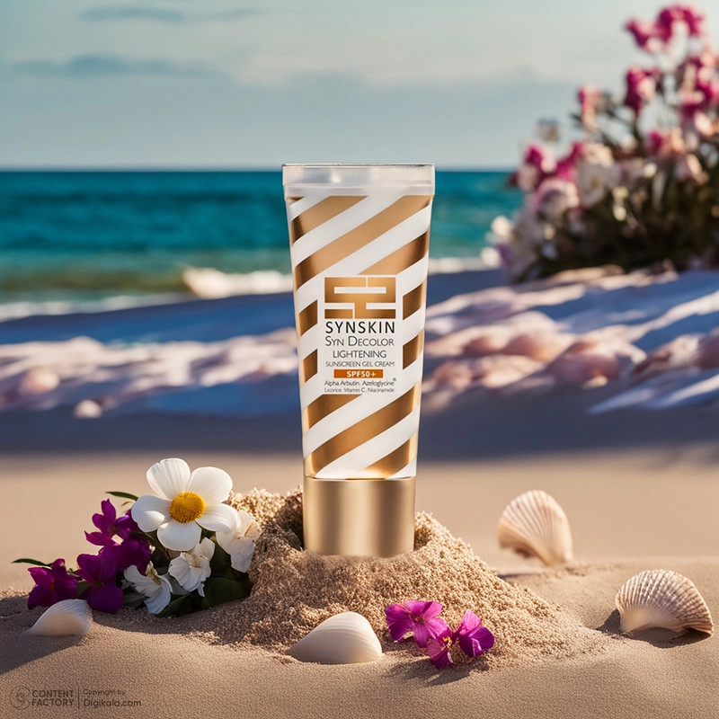 ژل کرم ضد آفتاب روشن کننده ساین اسکین بدون رنگ SPF50 مناسب انواع پوست حجم 40 میلیلیتر