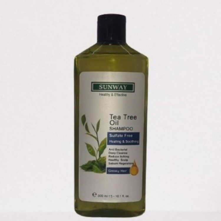 شامپو مو سان وی مدل Tee tree oil حجم 300 میلی لیتر