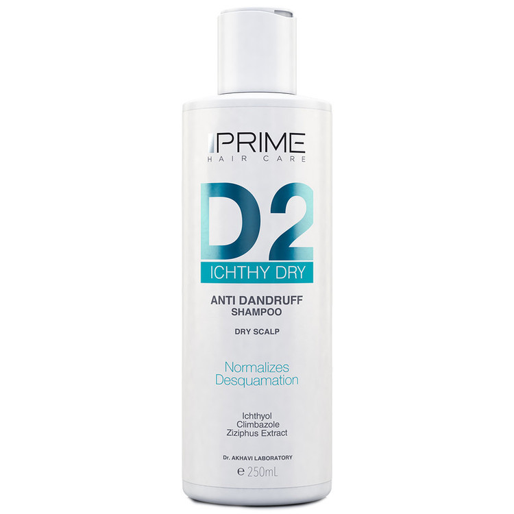 شامپو ضد شوره پرایم مدل Ichthy Dry D2 حجم 250 میلی لیتر951880