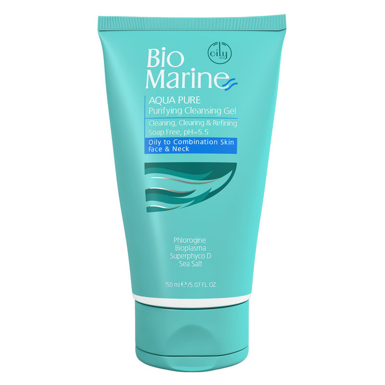 ژل شستوشوی صورت بایومارین مدل AQUA PURE حجم 150 میلیلیتر