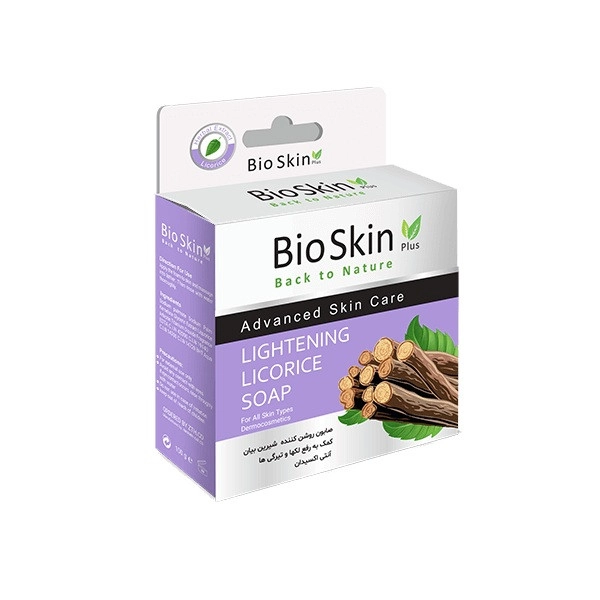صابون شستشو بایو اسکین مدل LICORICE وزن 100 گرم