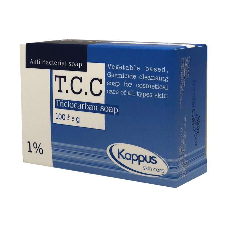 صابون شستشو کاپوس اسکین کر مدل triclocarban وزن 100 گرم