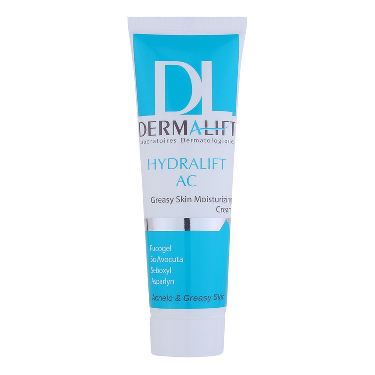 کرم مرطوبکننده درمالیفت مدل Hydralift AC Cream مناسب پوستهای چرب حجم 50 میلیلیتر