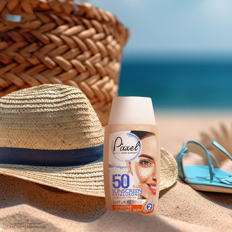 کرم ضدآفتاب پیکسل مدل Natural BEIGE، حجم 50 میلیلیتر