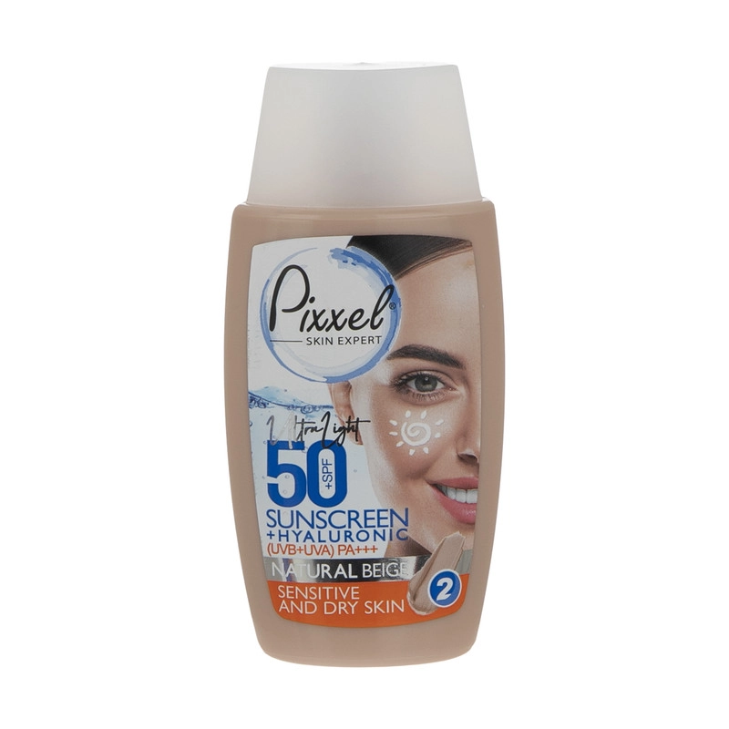 کرم ضدآفتاب پیکسل مدل Natural BEIGE، حجم 50 میلیلیتر