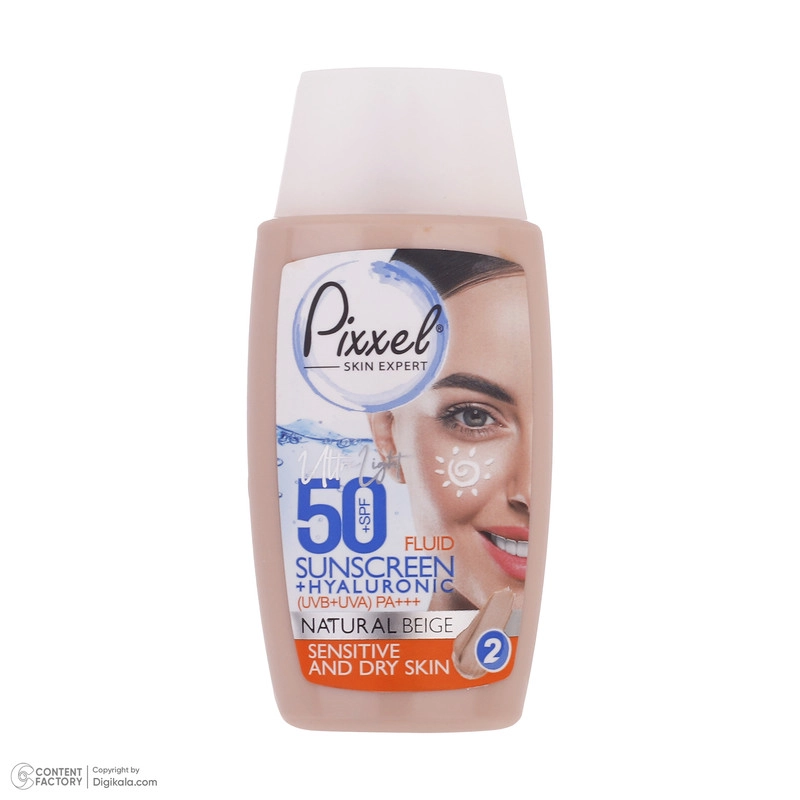 کرم ضدآفتاب پیکسل مدل Natural BEIGE، حجم 50 میلیلیتر