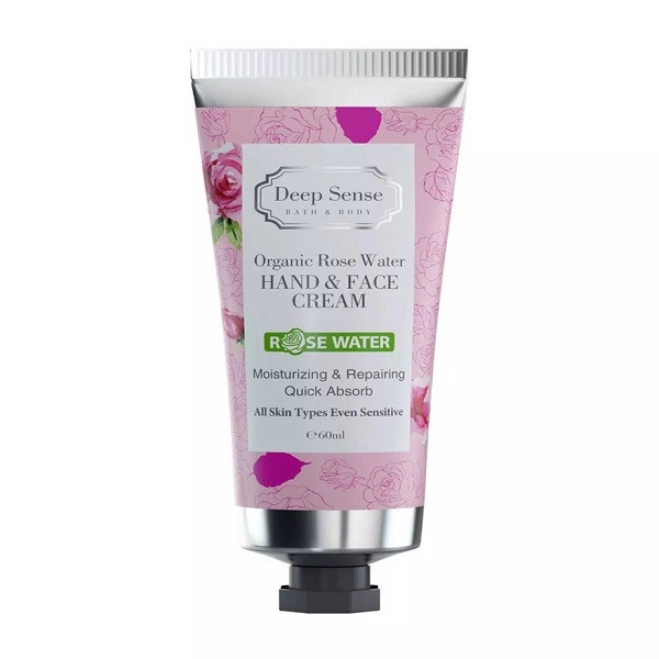 کرم مرطوبکننده دیپ سنس مدل ROSE WATER حجم 60 میلیلیتر