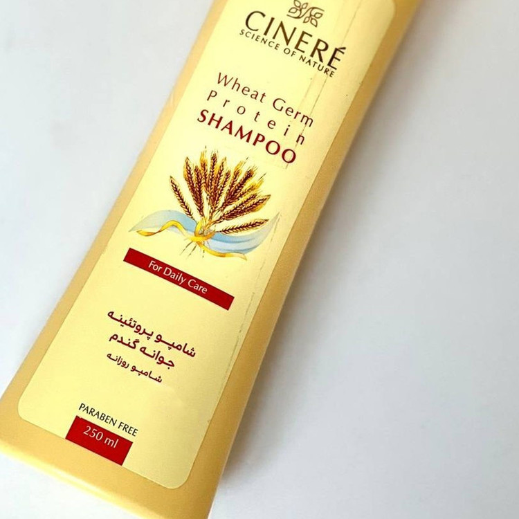 شامپو مو سینره مدل Wheat Germ حجم 250 میلیلیتر