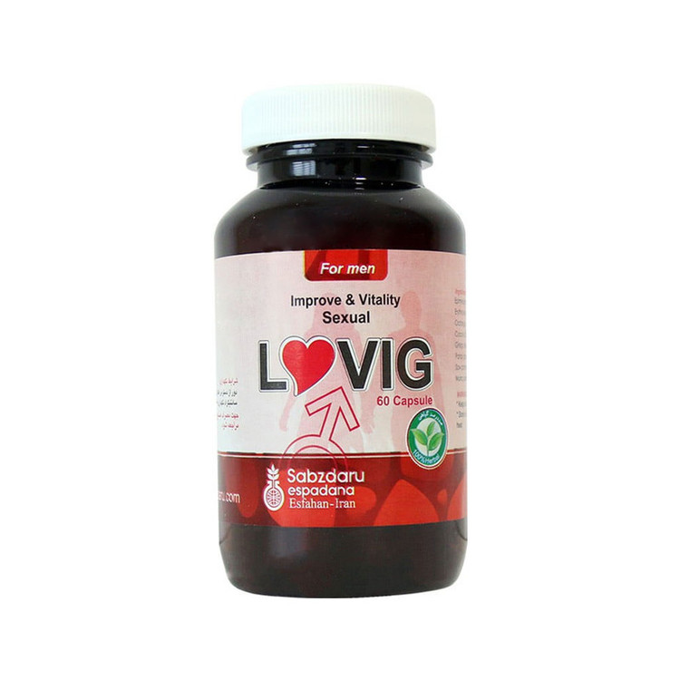 کپسول لاوویگ سبز دارو بسته 60 عددی