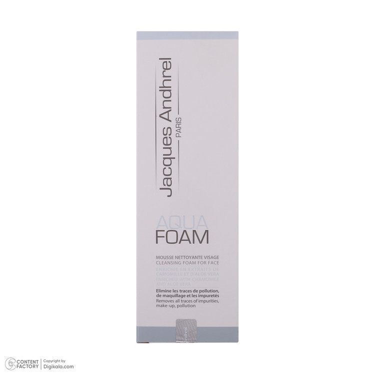 فوم شستشوی صورت ژاک آندرل پاریس مدل AQUA FOAM حجم 150 میلی لیتر