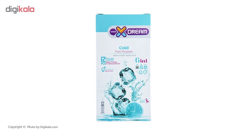 کاندوم ایکس دریم مدل Cold بسته 12 عددی