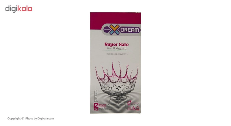 کاندوم ایکس دریم مدل Super Safe بسته 12 عددی
