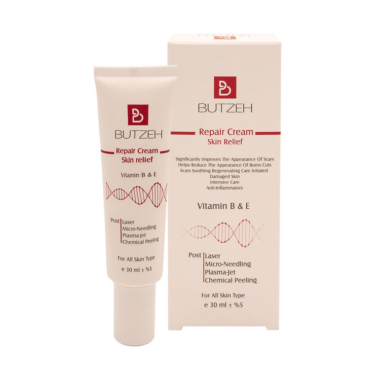کرم ترمیم کننده بوتزه مدل Skin relief حجم 30 میلی لیتر