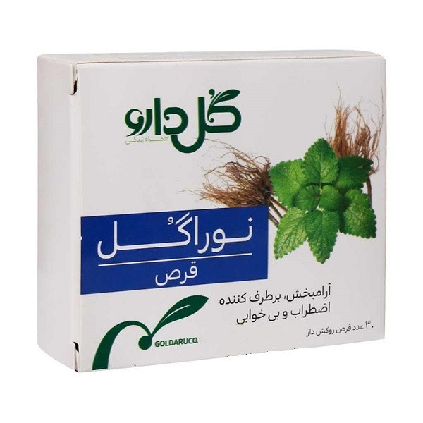 قرص نوراگل گل دارو بسته 30 عددی