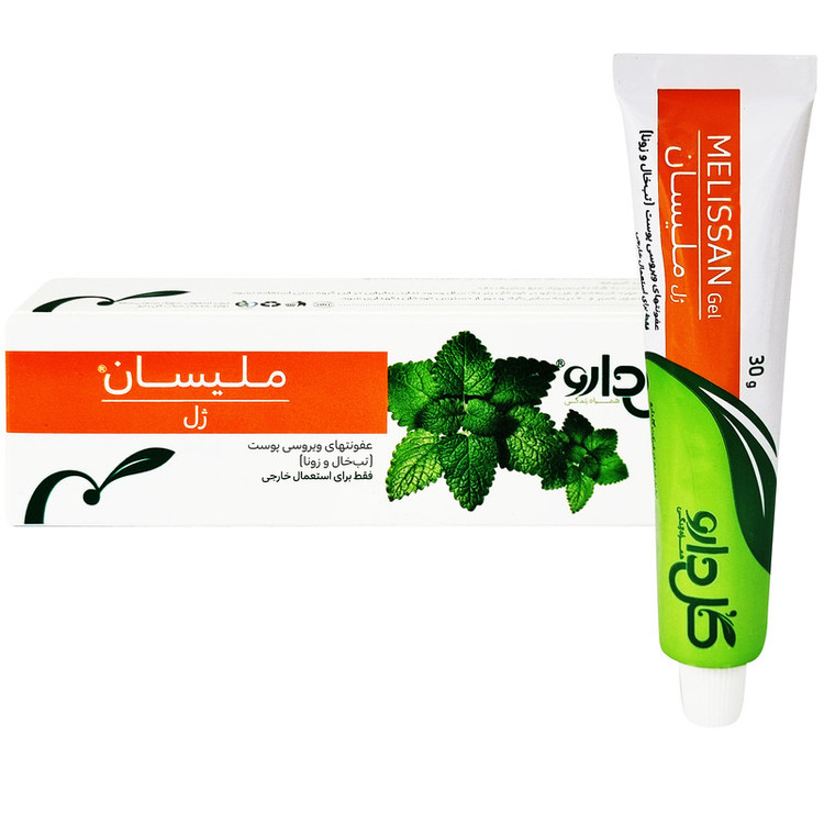 ژل گیاهی ملیسان گل دارو - 30 گرم