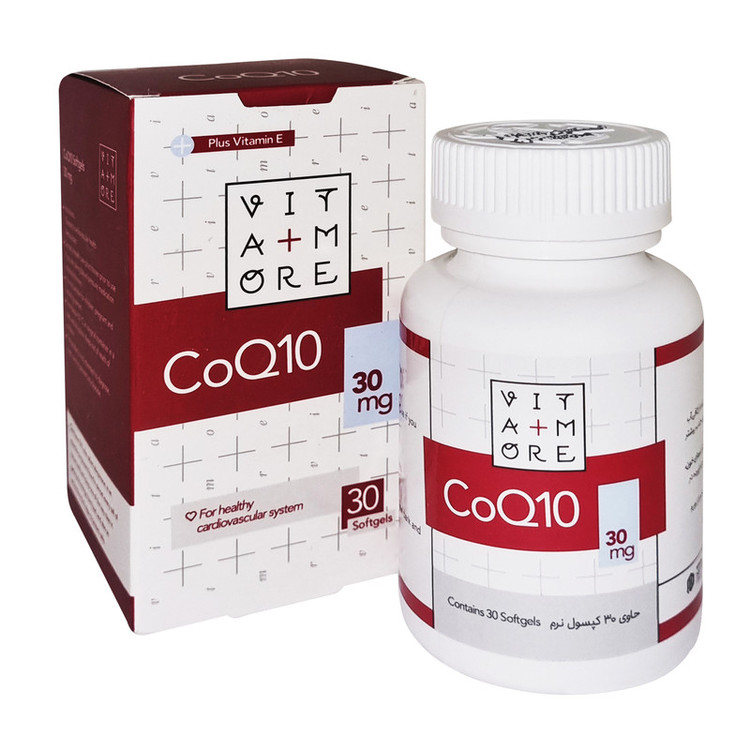سافت ژل کوکیوتن ویتامور - 30 میلی گرم بسته 30 عددی