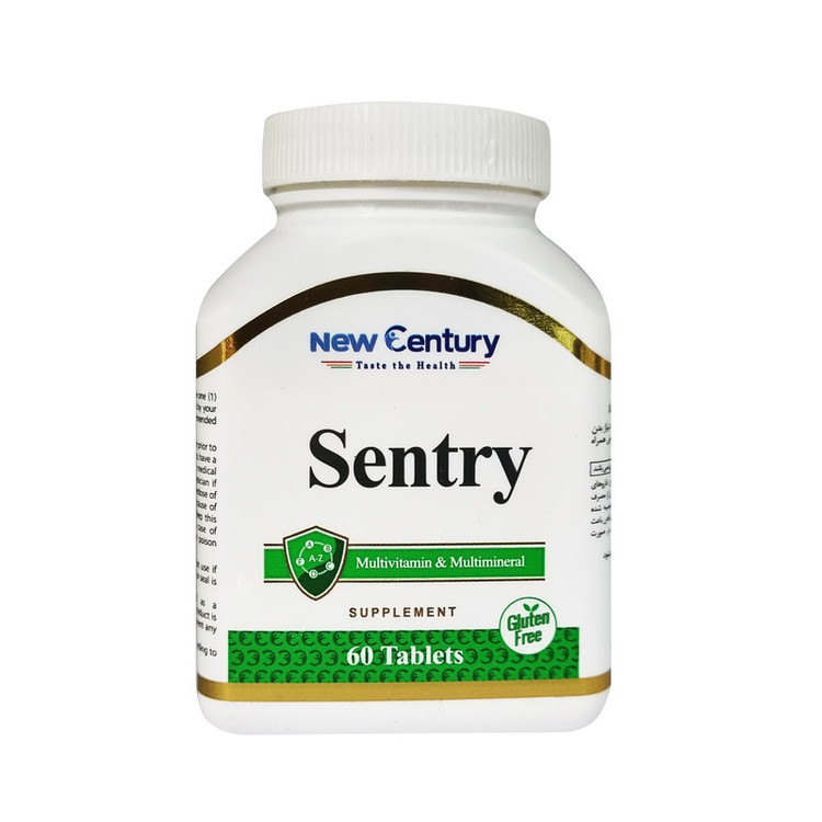 قرص مولتی ویتامین و مینرال سنتری نیوسنتری بسته 60 عددی
