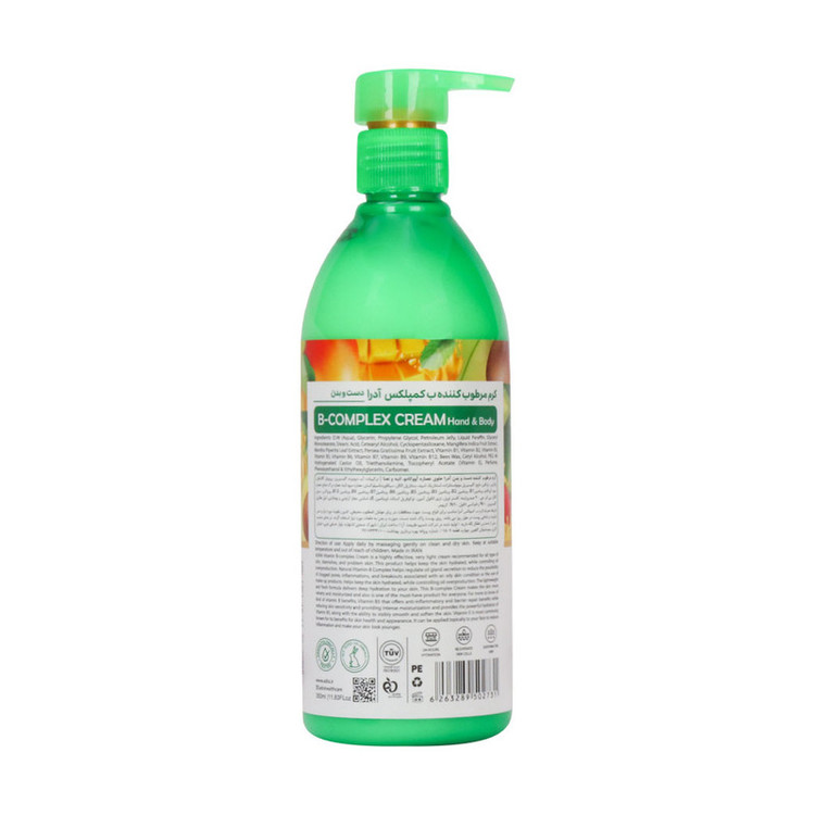 کرم مرطوب کننده آدرا مدل Bcomplex Avocado حجم 350 میلی لیتر