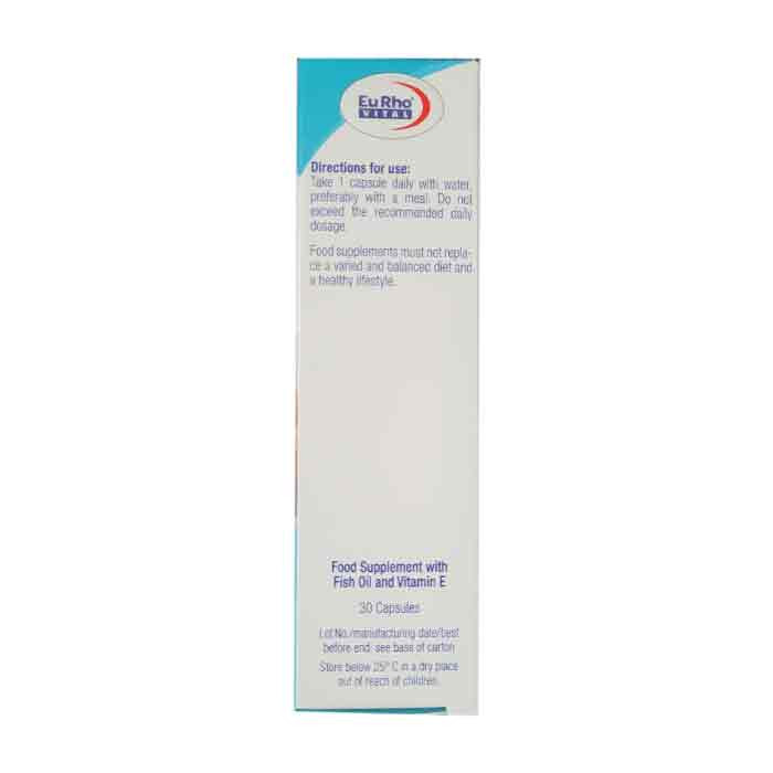 کپسول ژلاتینی امگا 3 یوروویتال بسته 30 عددی