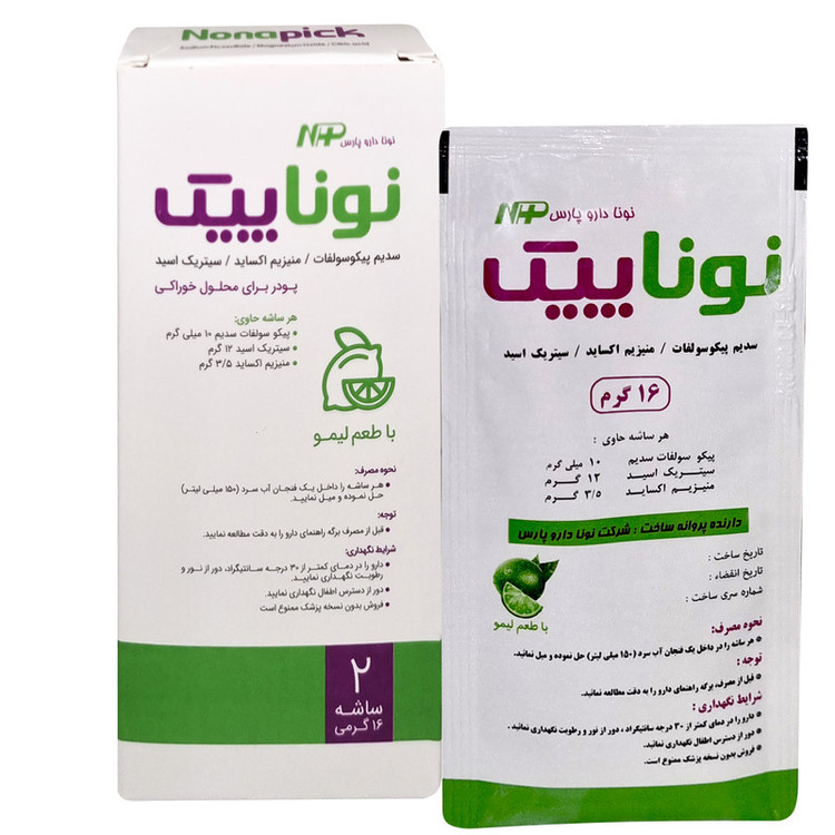 ساشه نوناپیک نونا دارو پارس بسته 2 عددی