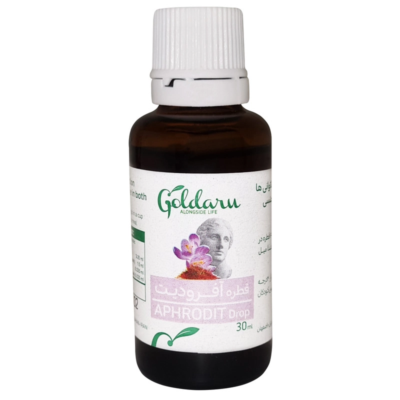 قطره گیاهی آفرودیت گل دارو حجم 30 میلی لیتر
