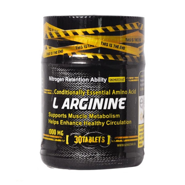 قرص ال آرژینین ژن استار - 1000 میلی گرم بسته 30 عددی