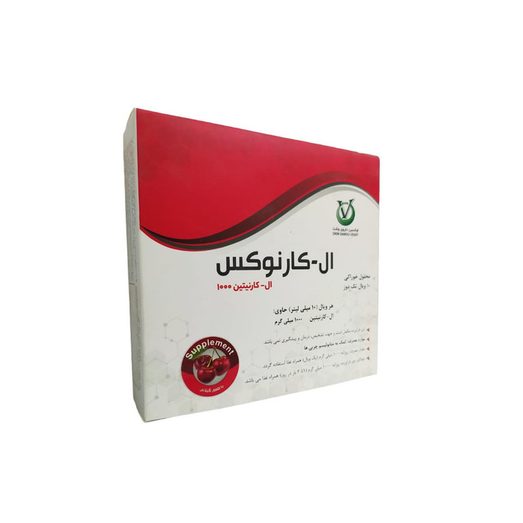 محلول خوراکی ال کارنوکس اوکسین داروی وشت - 1000 میلی گرم بسته 10 عددی