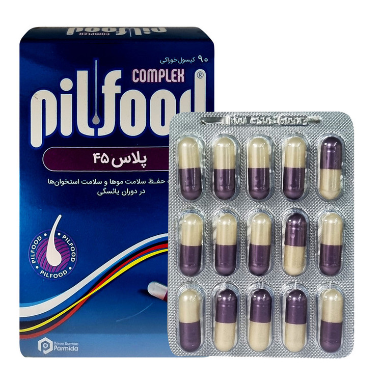 کپسول پیلفود کمپلکس پلاس 45 پارمیدا بسته 90 عددی