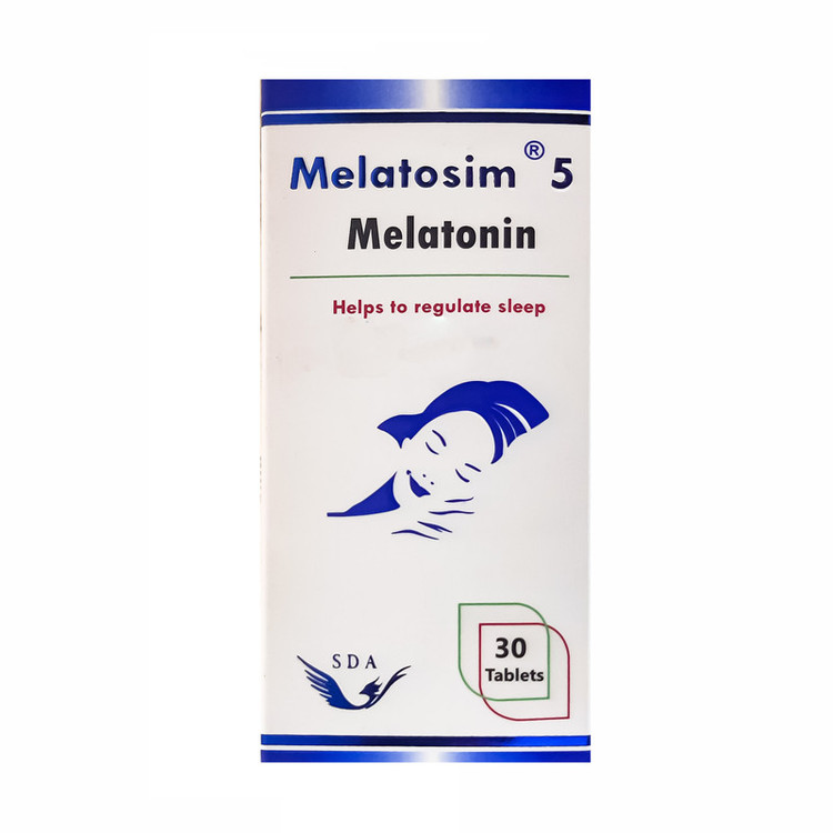 قرص ملاتوسیم ملاتونین سیمرغ دارو عطار- 5 میلی گرم بسته 30 عددی