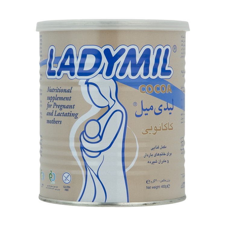مکمل بارداری لیدی میل طعم کاکائو - 400 گرم