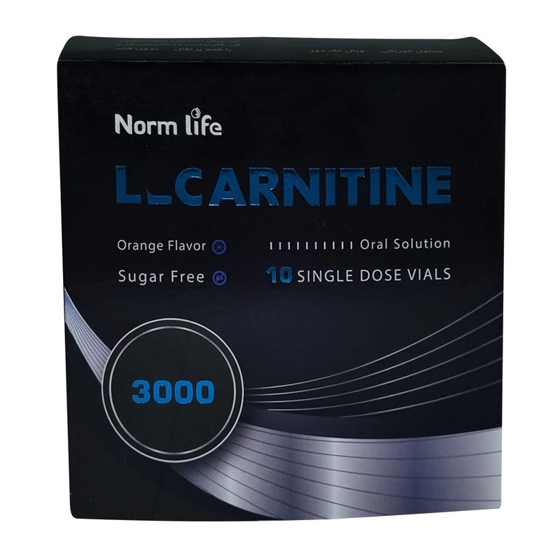 ویال خوراکی ال کارنیتین نورم لایف - 3000 میلی گرم بسته 10 عددی