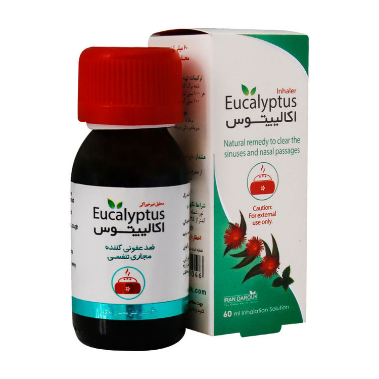 محلول بخور اکالیپتوس ایران داروک -60 میلی لیتر