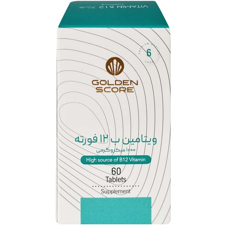 قرص ب 12 فورته گلدن اسکور بسته 60 عددی
