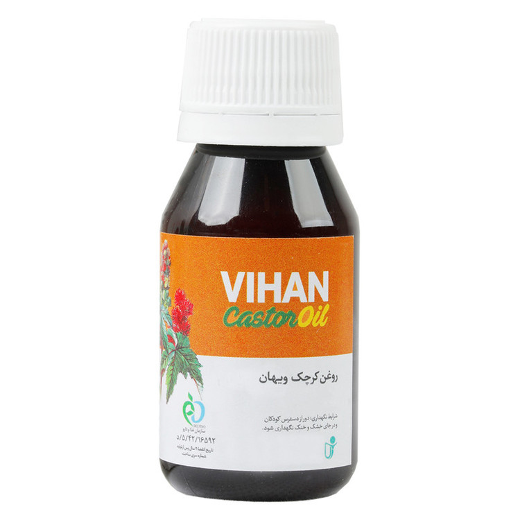 روغن کرچک ویهان کد 24302 حجم 40 میلی لیتر