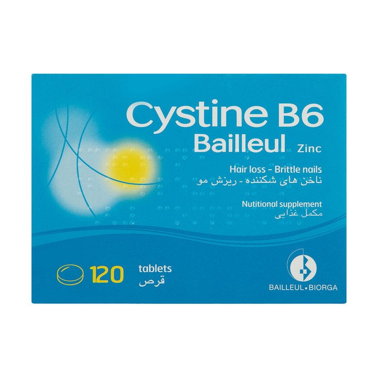 قرص سیستین ب 6 زینک نیل فارمد بسته 120 عددی