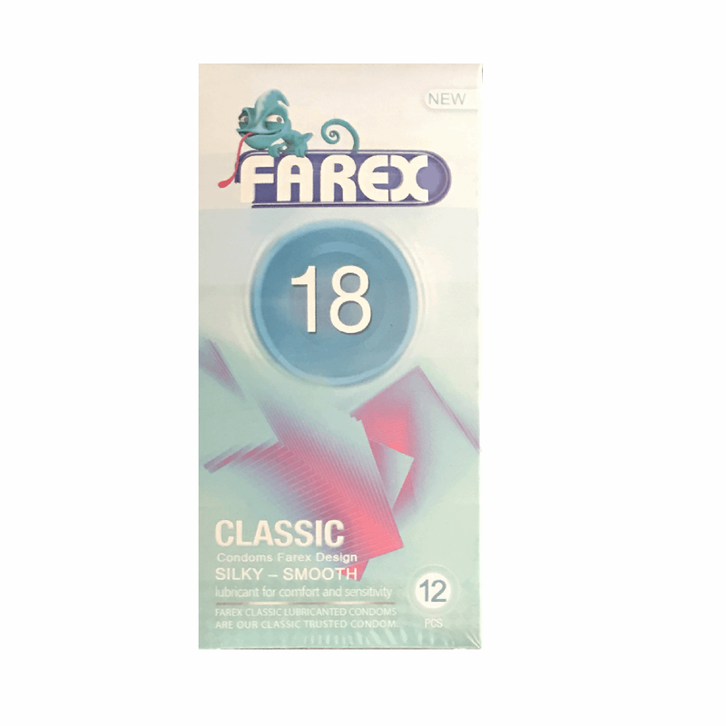 کاندوم فارکس مدل Classic 18 بسته 12 عددی