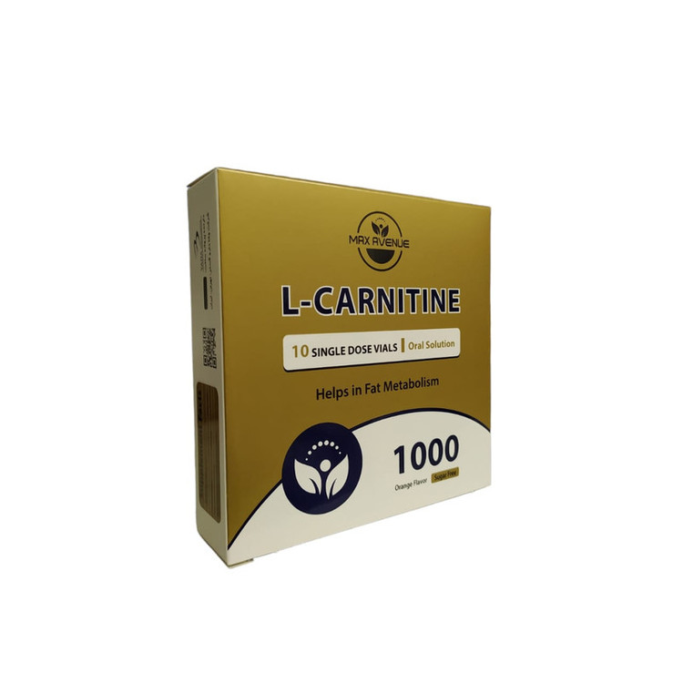ویال خوراکی ال کارنیتین مکس اونیو - 1000 میلی گرم بسته 10 عددی
