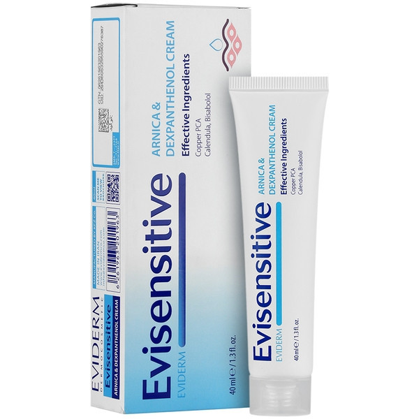 کرم ترمیم کننده اویدرم اوی سنسیتیو مدل arnica حجم 40 میلی لیتر