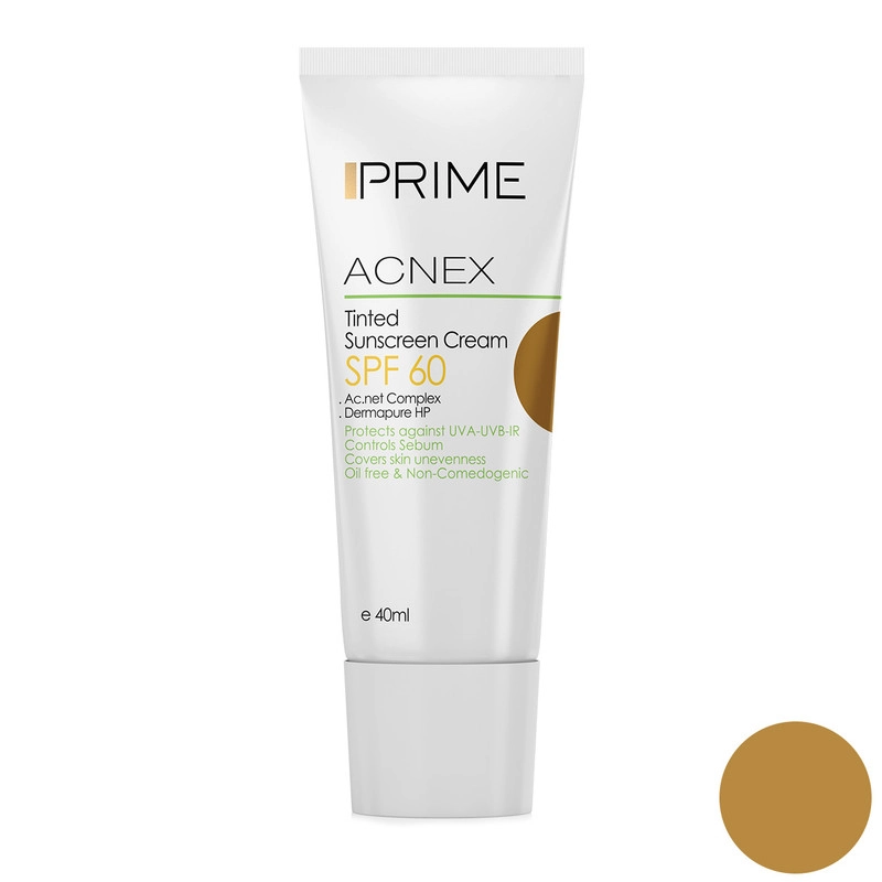 کرم ضد آفتاب رنگی پرایم مدل Acnex SPF 6 حجم 40 میلی لیتر954282