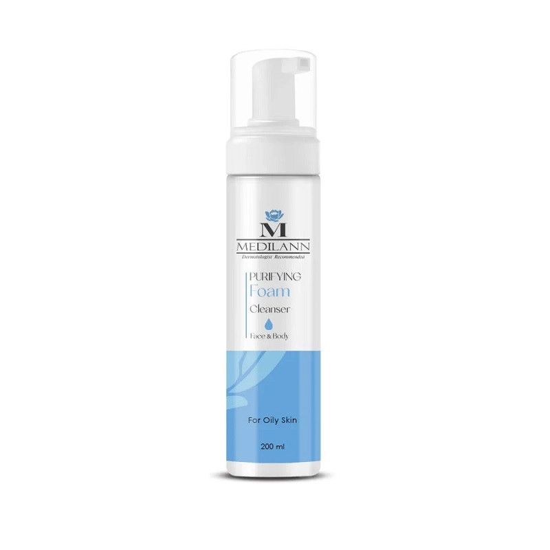 فوم شستشو صورت و بدن مدیلن مناسب پوست چرب حجم 200 میلی لیتر