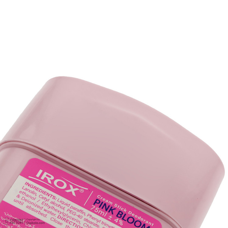 دئودورانت زنانه ایروکس مدل PINK BLOOM حجم 75 میلی لیتر
