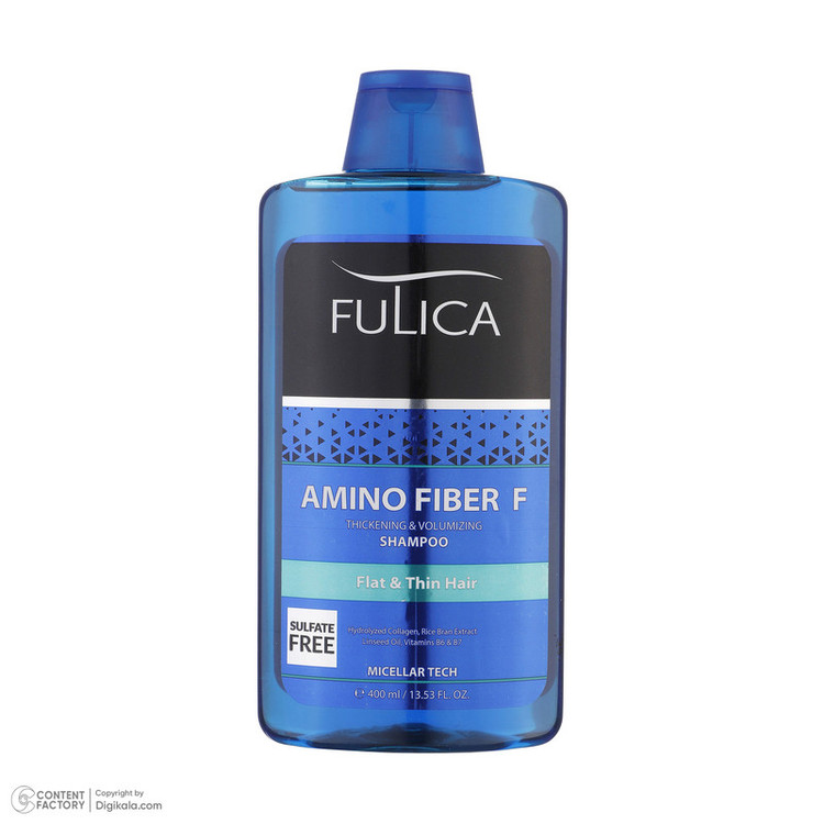 شامپو تقویتکننده مو فولیکا مدل Amino Fiber حجم 400 میلیلیتر