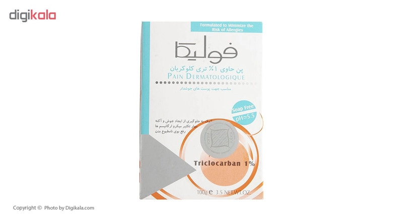صابون ضد جوش فولیکا مدل Tcc مقدار 100 گرم