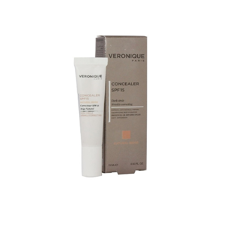 کانسیلر SPF15 ورونیک بژ طبیعی 15 میلی لیتر