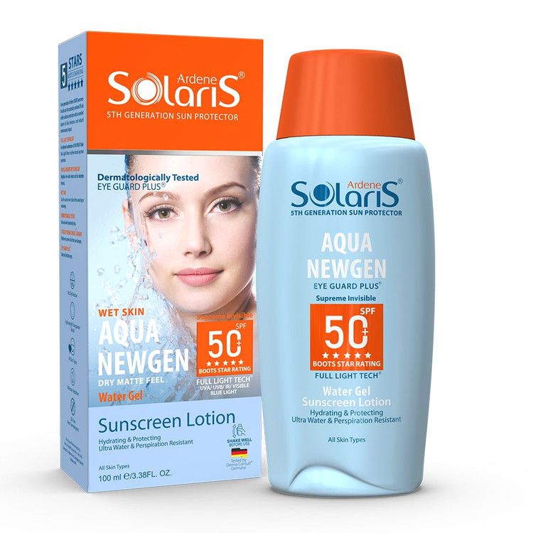 آردن سولاریس لوسیون واتر ژل ضد آفتاب آبرسان +SPF 50