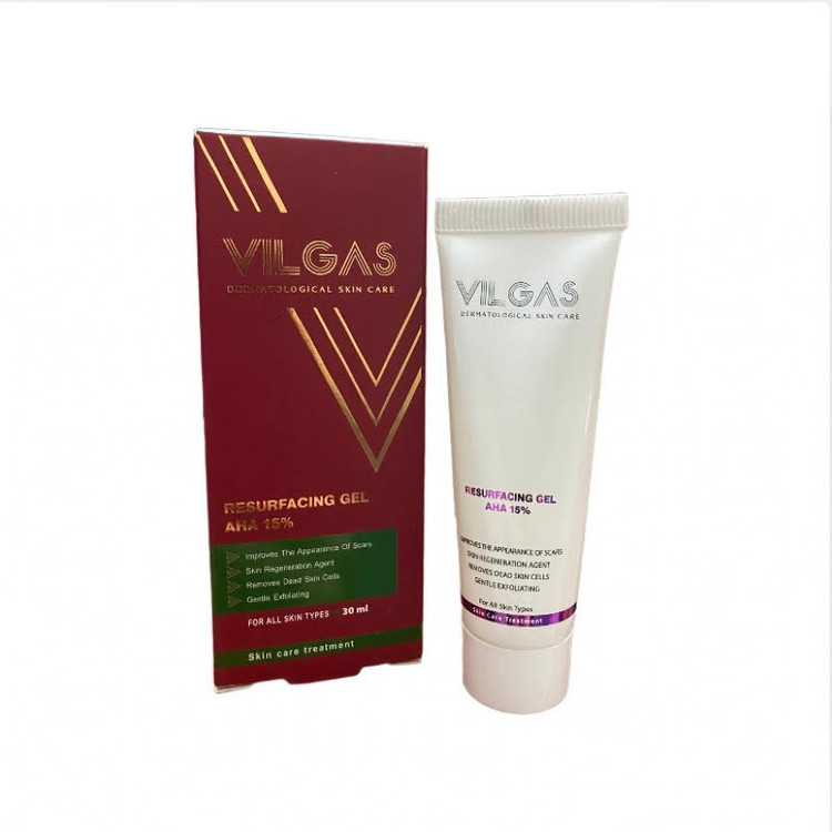 کرم لایه بردار ویلگاس مدل AHA 15%حجم 30 میلی لیتر