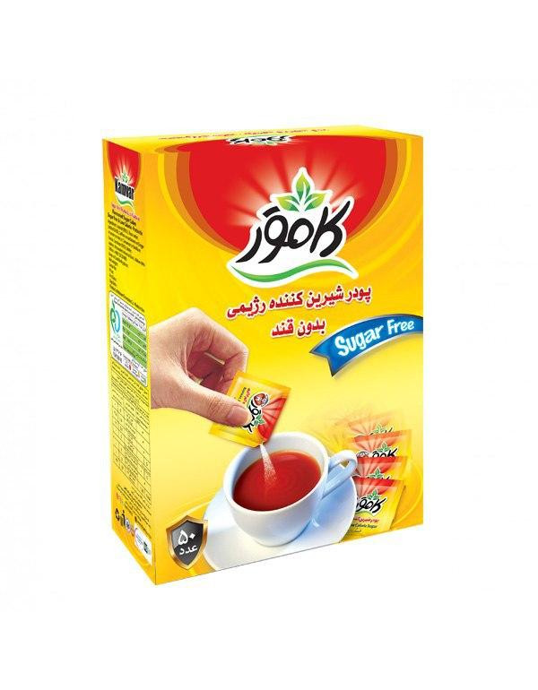 کامور شکر رژیمی و بدون قند ساشه ای