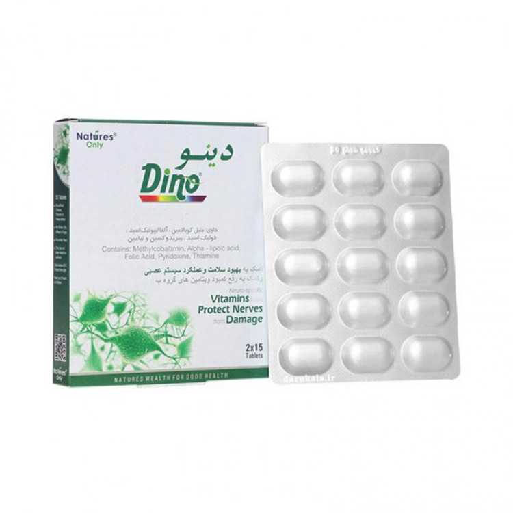قرص دینو نیچرز اونلی بسته 30 عددی