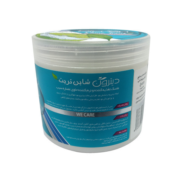 ماسک مو داخل حمام دیترون حاوی عصاره سیب طرح قدیم حجم 400 میلی لیتر