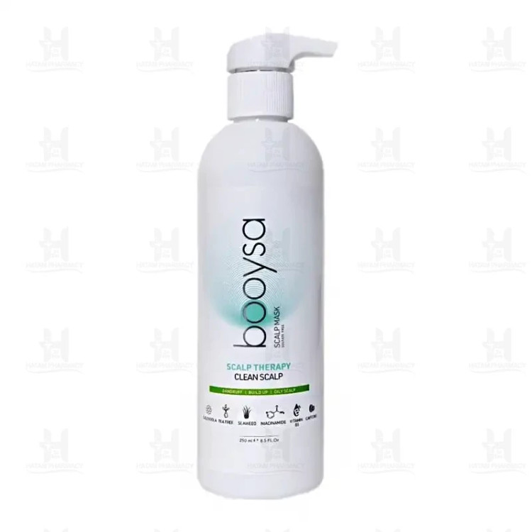 ماسک اسکراب کف سر و موی بویسا حاوی کراتین 250 میل